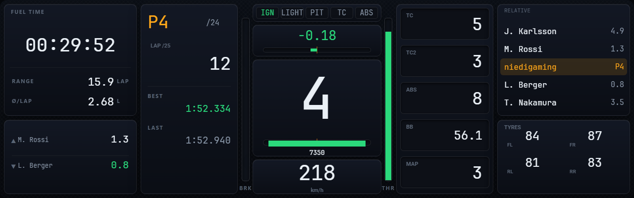 MXL Dash, 1280 × 400